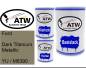 Preview: Ford, Dark Titanium Metallic, YU / M6390: 500ml Lackdose + 500ml Klarlack + 250ml Härter - Set, von ATW Autoteile West.